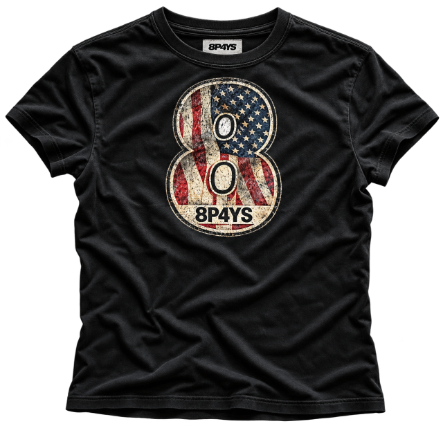 8P4YS AMERICAN FLAG BABY TEE