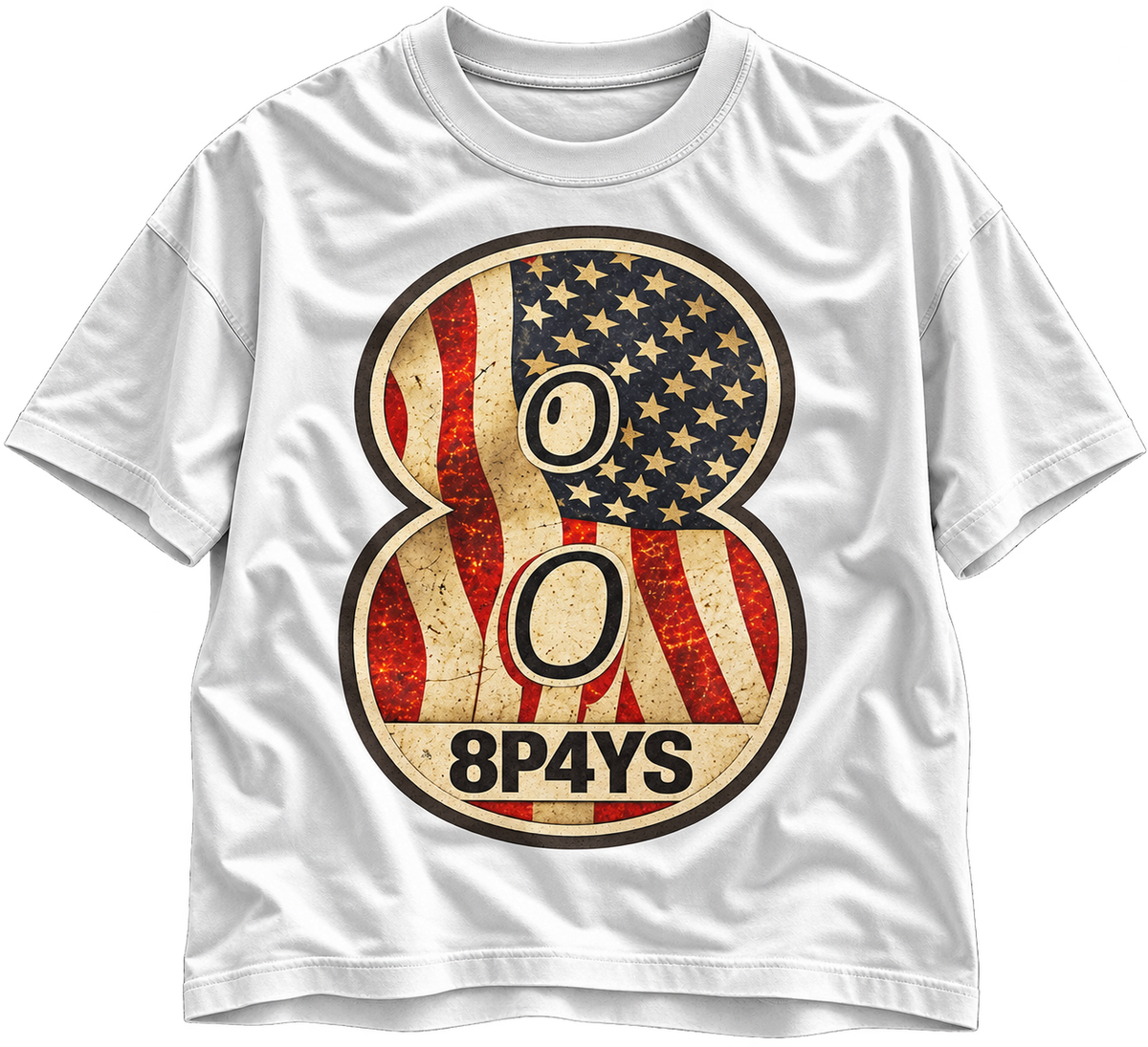8P4YS AMERICAN FLAG SHIRT