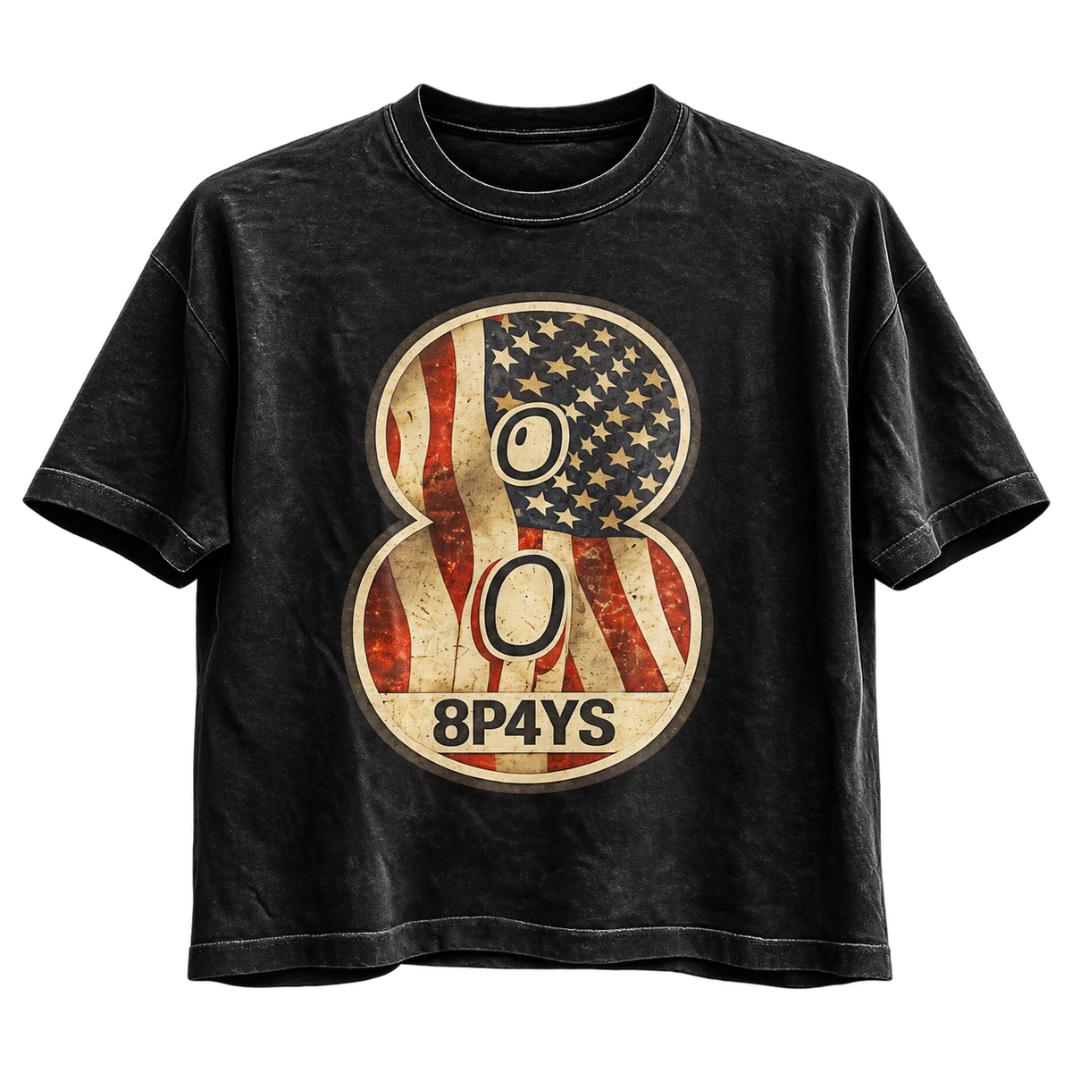 8P4YS AMERICAN FLAG SHIRT